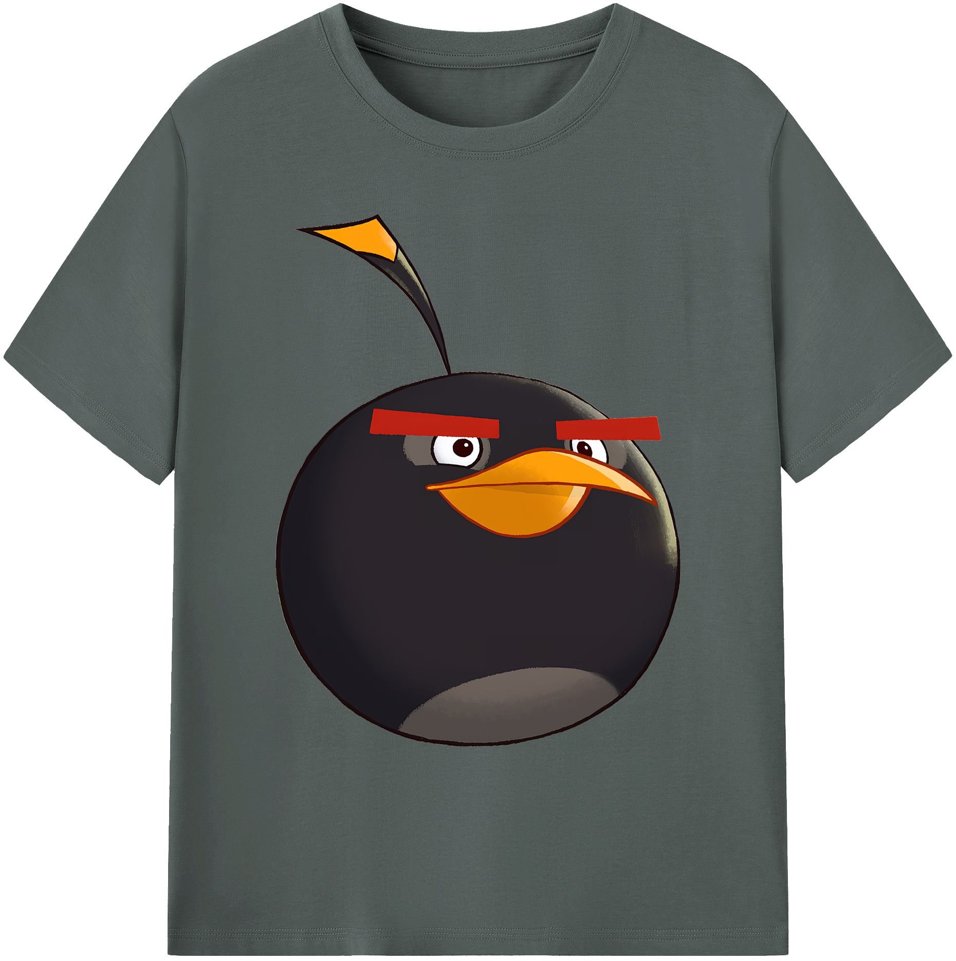 （画像用） Angry Birds アングリーバード 綿100％ メンズ半袖Tシャツ｜肌触りやわらか＆通気性